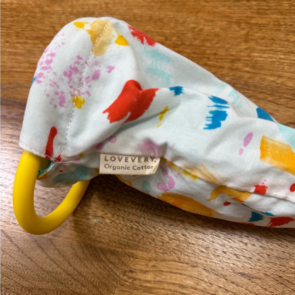 Colorful Baby sensory Toy with Yellow Ring